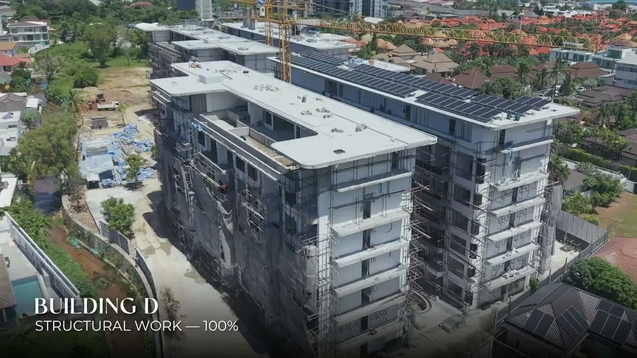 August 2026 construction progress at The Element (Building D); off-plan ownership checks include completion and handover